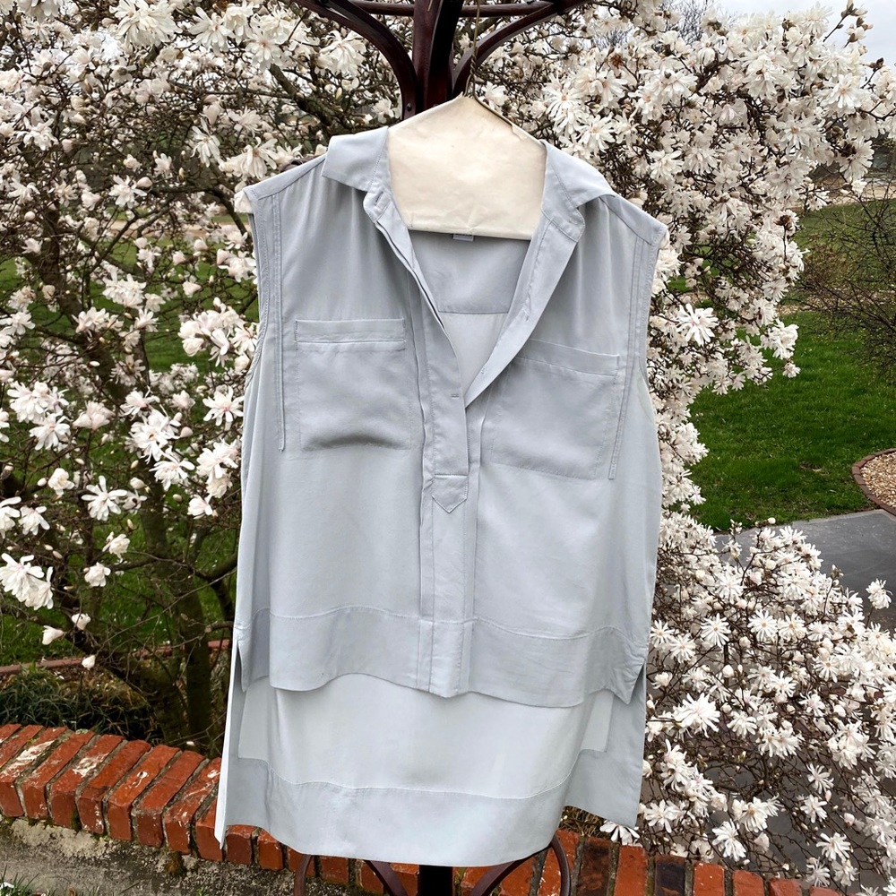 Diane Von Furstenberg 100% Silk Sleeveless Top